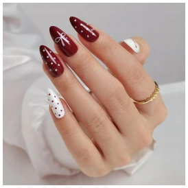Bordeaux floral — modèle GX-054