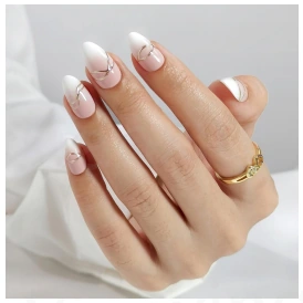 French blanche fleurie — modèle GX-061