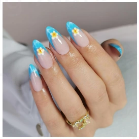 Bleu floral — modèle GX-073