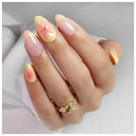 Jaune et fleurs — modèle GX-075