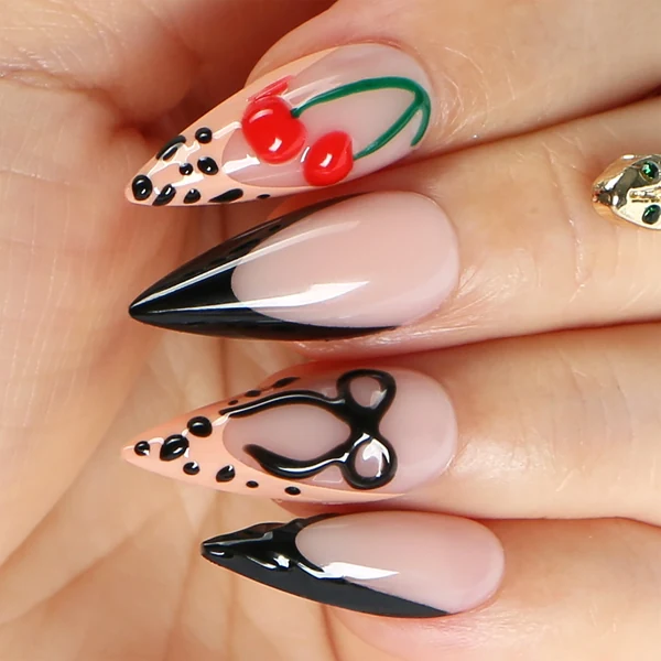 Cerises et noir — modèle GL-036
