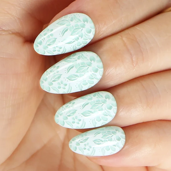 Dentelle menthe — modèle GL-057