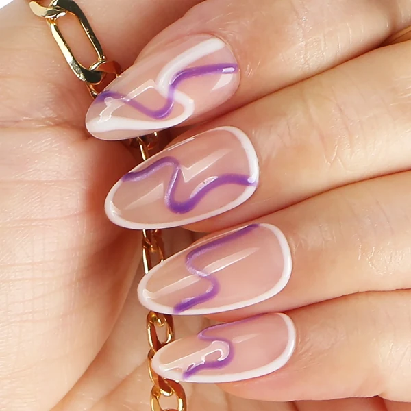 Volutes mauves — modèle GL-061
